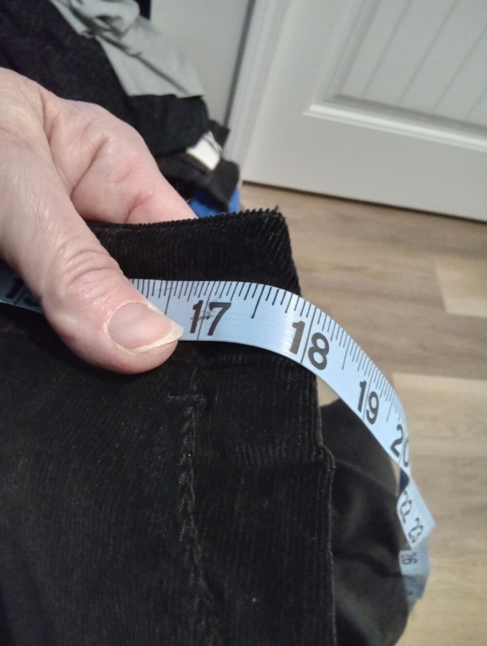 NWT Vintage Deadstock Briggs New York Black Cotton Stretch Pants Sz 16 Petite - Picture 12 of 13